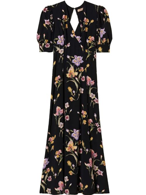 ABITO A FIORI TWIN SET | 251TP277012328 ST.IRIS MULT/BLACK